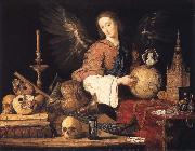 PEREDA, Antonio de Allegory of vanity oil on canvas